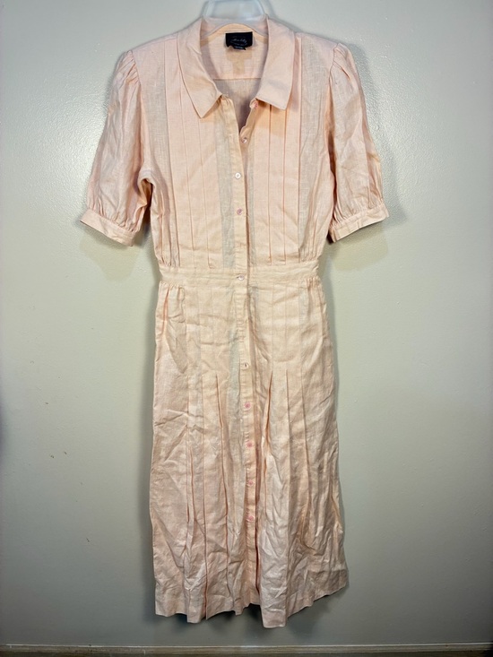 Allen Solly Dresses & Skirts - Vintage Allen Solly 100% Linen Pleated Button Front Maxi Dress